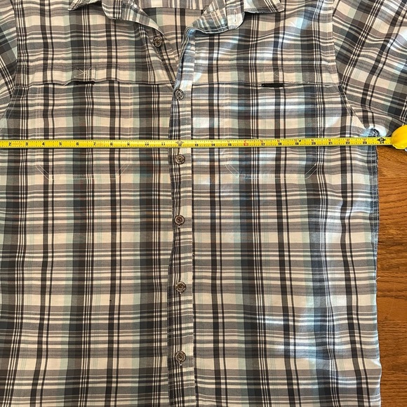 Stillwater Supply Company Button Down Short Sleeve Plaid Shirt Pockets XL - Picture 6 of 6